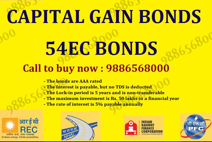 Capital Gain Bonds 54EC Bonds, save tax, buy 54EC Bond, REC, NHAI, PFC and IFRC  Capital gain bonds, 